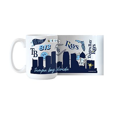 Tampa Bay Rays 15oz. Native Ceramic Mug