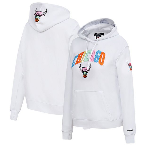 Chicago Bulls Pro Standard White Collection Pullover Hoodie