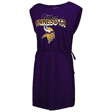 Women's G-III 4Her by Carl Banks Purple Minnesota Vikings G.O.A.T. Swimsuit Cover-Up