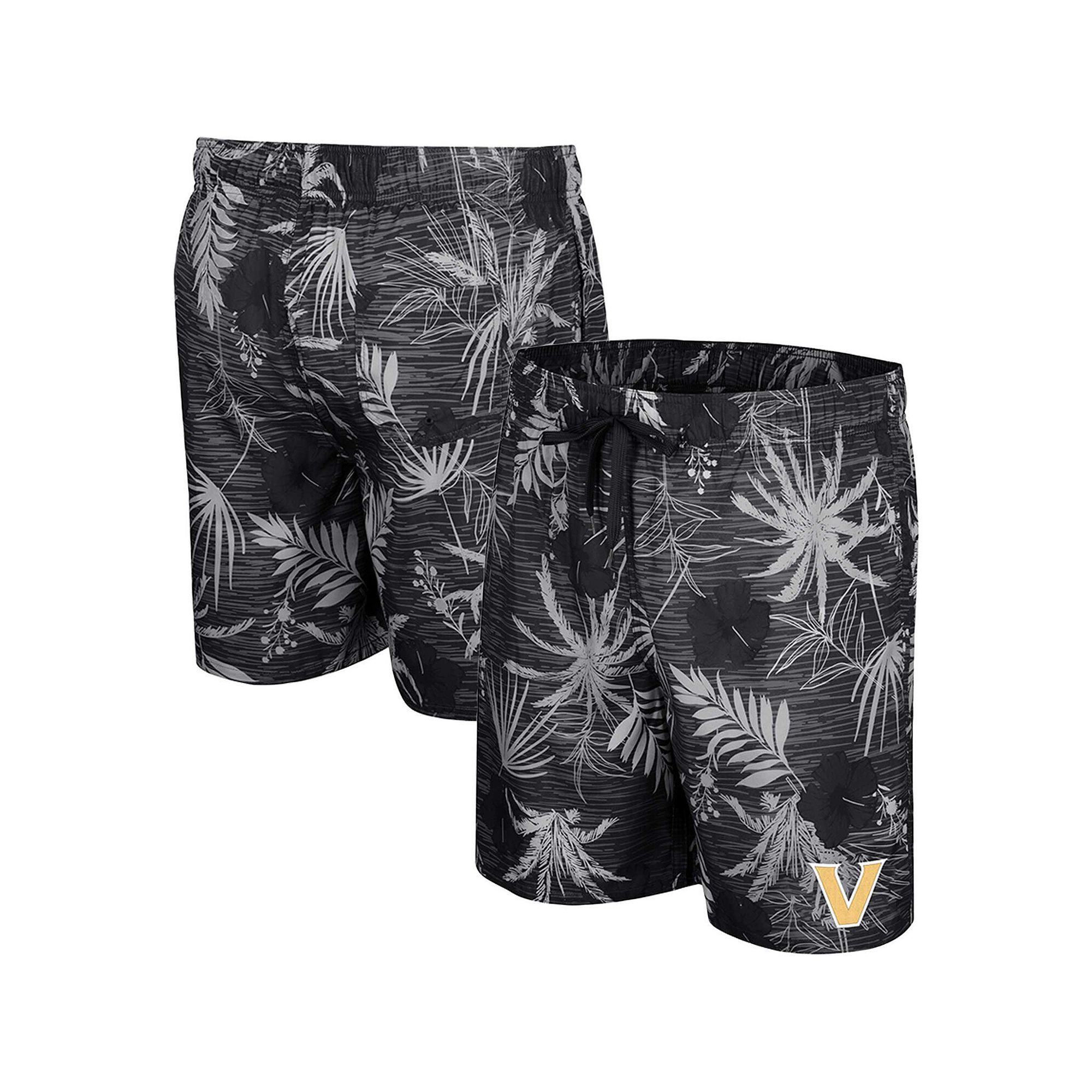 Mens Colosseum Black Vanderbilt Commodores What Else is New Swim Shorts, S