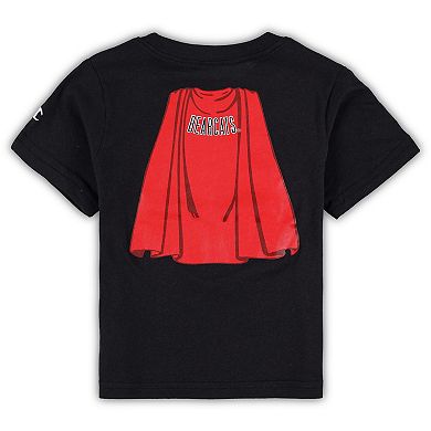 Toddler Champion Black Cincinnati Bearcats Super Hero T-Shirt