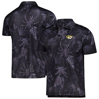 Men's Colosseum Black Missouri Tigers Palms Team Polo
