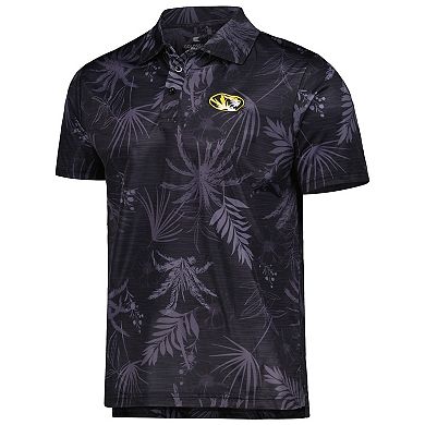 Men's Colosseum Black Missouri Tigers Palms Team Polo
