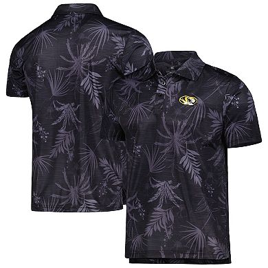 Men's Colosseum Black Missouri Tigers Palms Team Polo