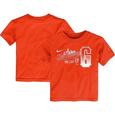 Toddler Nike Orange San Francisco Giants City Connect Graphic T-Shirt