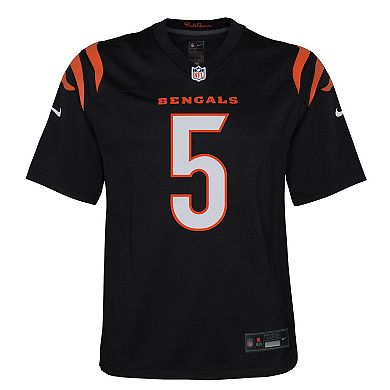 Youth Nike Tee Higgins Black Cincinnati Bengals Game Jersey