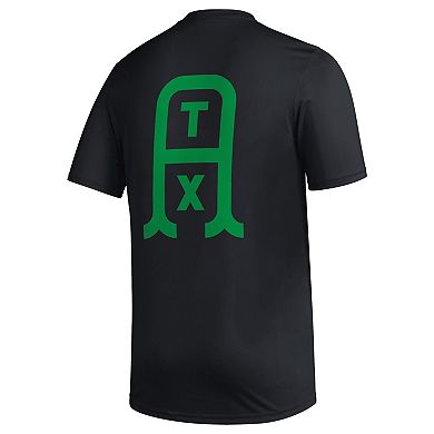 Men's adidas Black Austin FC Team Jersey Hook AEROREADY T-Shirt