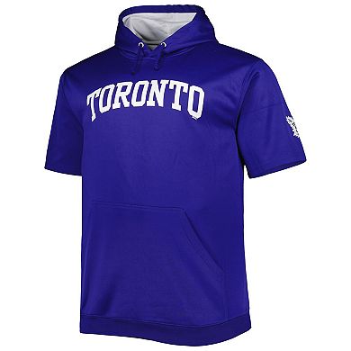 Men's Fanatics Branded Auston Matthews Blue Toronto Maple Leafs Big & Tall Name & Number Pullover Hoodie