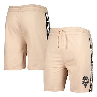 Men's Concepts Sport  Tan Seattle Sounders FC Team Stripe Shorts
