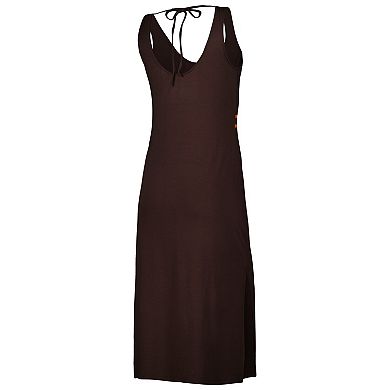 Women's G-III 4Her by Carl Banks Brown Cleveland Browns Training V-Neck Maxi Dress
