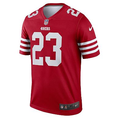 Men's Nike Christian McCaffrey Scarlet San Francisco 49ers Legend Jersey