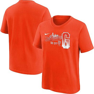Youth Nike Orange San Francisco Giants City Connect Graphic T-Shirt