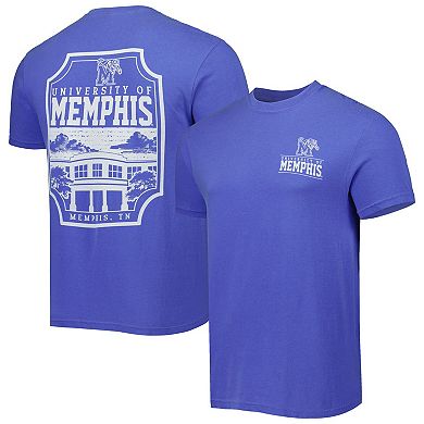 Men's Royal Memphis Tigers Logo Campus Icon T-Shirt