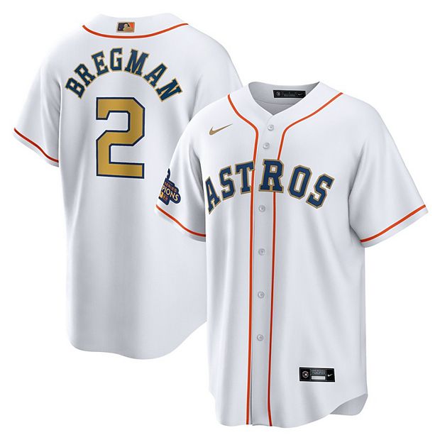 Men's Houston Astros Alex Bregman Nike White 2022 World Series