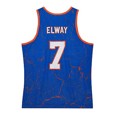 Men's Mitchell & Ness John Elway Royal Denver Broncos 1994 Player Burst Tank Top