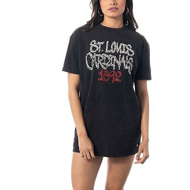 Women's The Wild Collective Black St. Louis Cardinals T-Shirt Dress