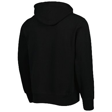 Men's '47 Black Brooklyn Nets 10th Anniversary Headline Pullover Hoodie