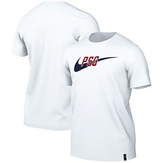 Men's Nike White Paris Saint-Germain Swoosh T-Shirt