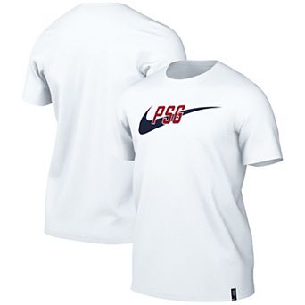 Men's Nike White Paris Saint-Germain Swoosh T-Shirt
