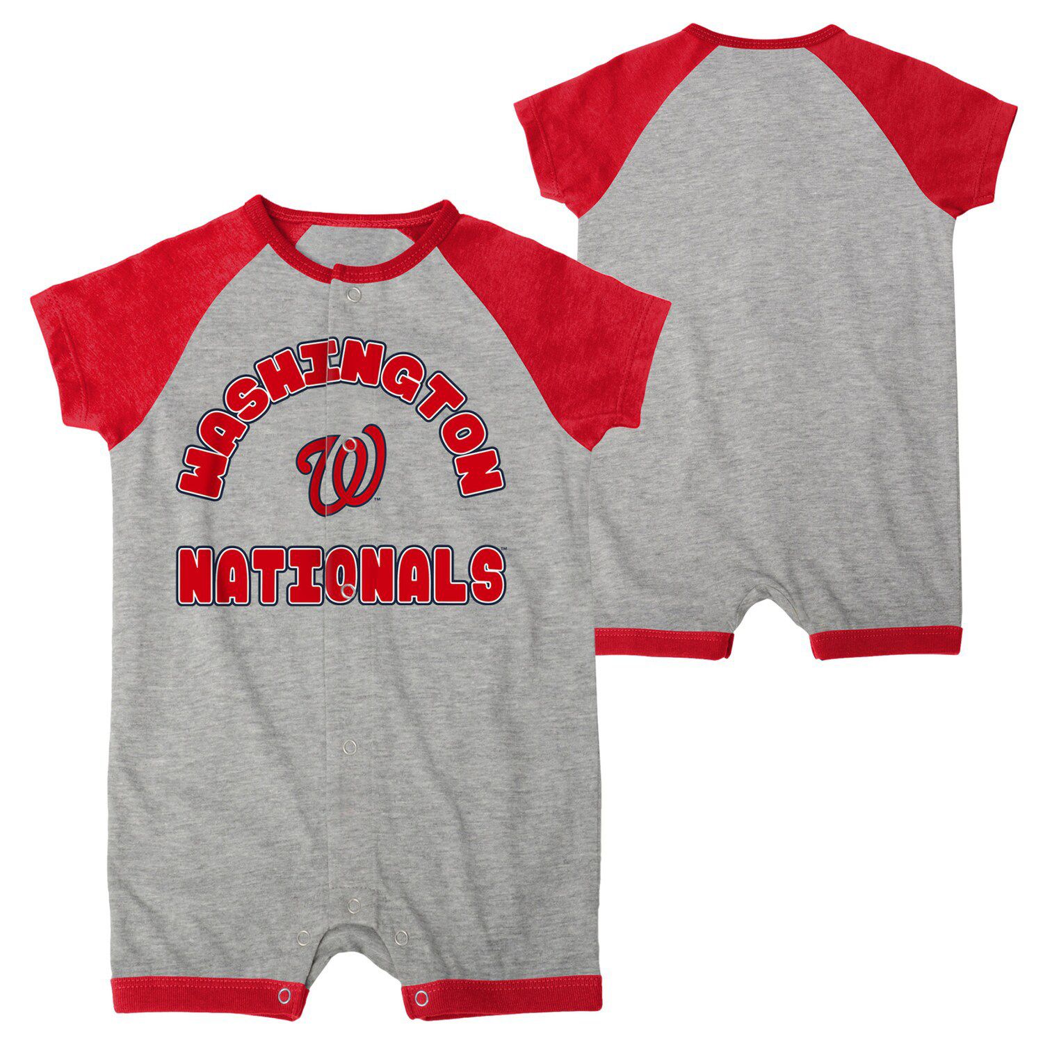 Women's New Era Cream/Navy Washington Nationals Baby Jersey Star Raglan  T-Shirt