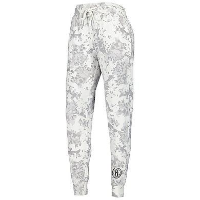 Women's Lusso Gray Brooklyn Nets Melissa Tri-Blend Jogger Pants