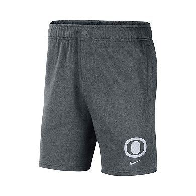 Men's Nike Gray Oregon Ducks Fleece Shorts