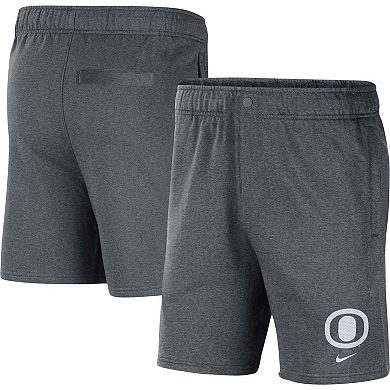 Men's Nike Gray Oregon Ducks Fleece Shorts