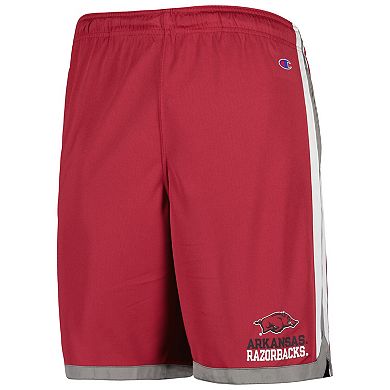 Men's Champion Cardinal Arkansas Razorbacks Basketball Shorts