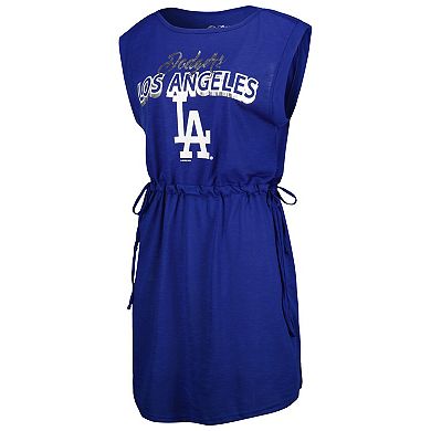 Women's G-III 4Her by Carl Banks Royal Los Angeles Dodgers G.O.A.T Swimsuit Cover-Up Dress
