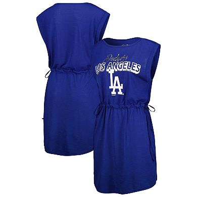 Women's G-III 4Her by Carl Banks Royal Los Angeles Dodgers G.O.A.T Swimsuit Cover-Up Dress