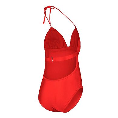Women's G-III 4Her by Carl Banks Red Philadelphia Phillies Full Count One-Piece Swimsuit