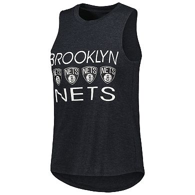 Women's Concepts Sport Gray/Black Brooklyn Nets Team Tank Top & Pants Sleep Set