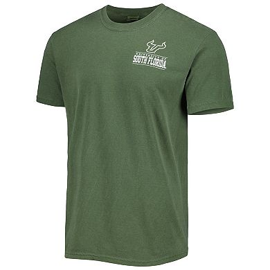 Men's Green South Florida Bulls Logo Campus Icon T-Shirt