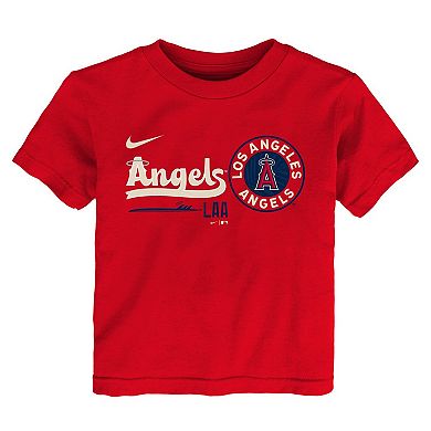 Toddler Nike Red Los Angeles Angels City Connect Graphic T-Shirt