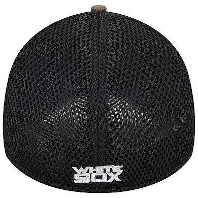 Men's New Era Camo Chicago White Sox Team Neo 39THIRTY Flex Hat