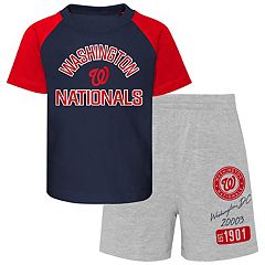 Outerstuff Toddler White/Heather Gray Chicago White Sox Two-Piece Groundout Baller Raglan T-Shirt & Shorts Set Size: 4T