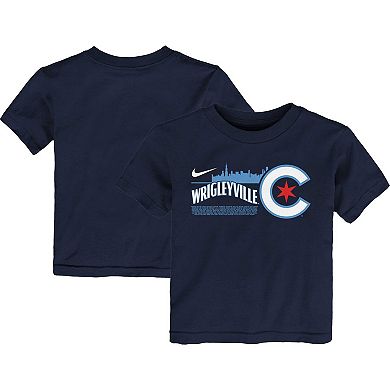 Toddler Nike Navy Chicago Cubs City Connect Graphic T-Shirt