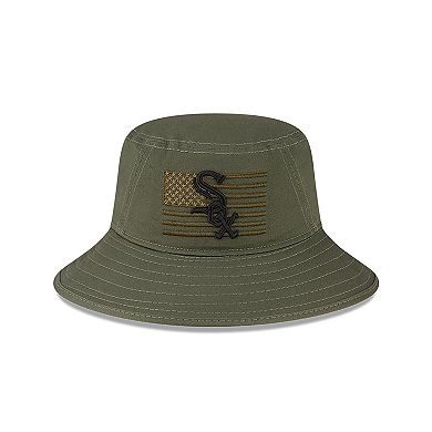 Men's New Era Green Chicago White Sox 2023 Armed Forces Day Bucket Hat