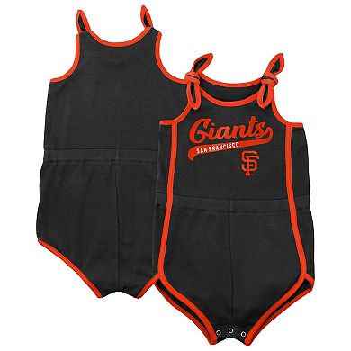 Preschool Black San Francisco Giants Hit & Run Bodysuit