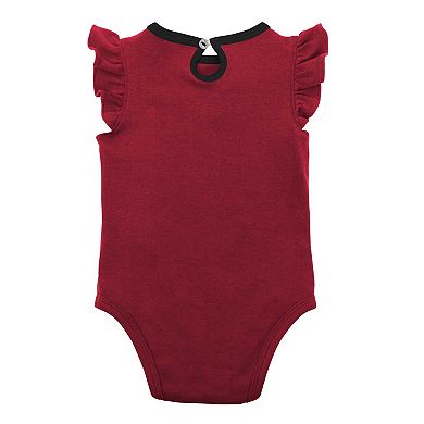 Infant Red/Heather Gray Arizona Diamondbacks Little Fan Two-Pack Bodysuit Set