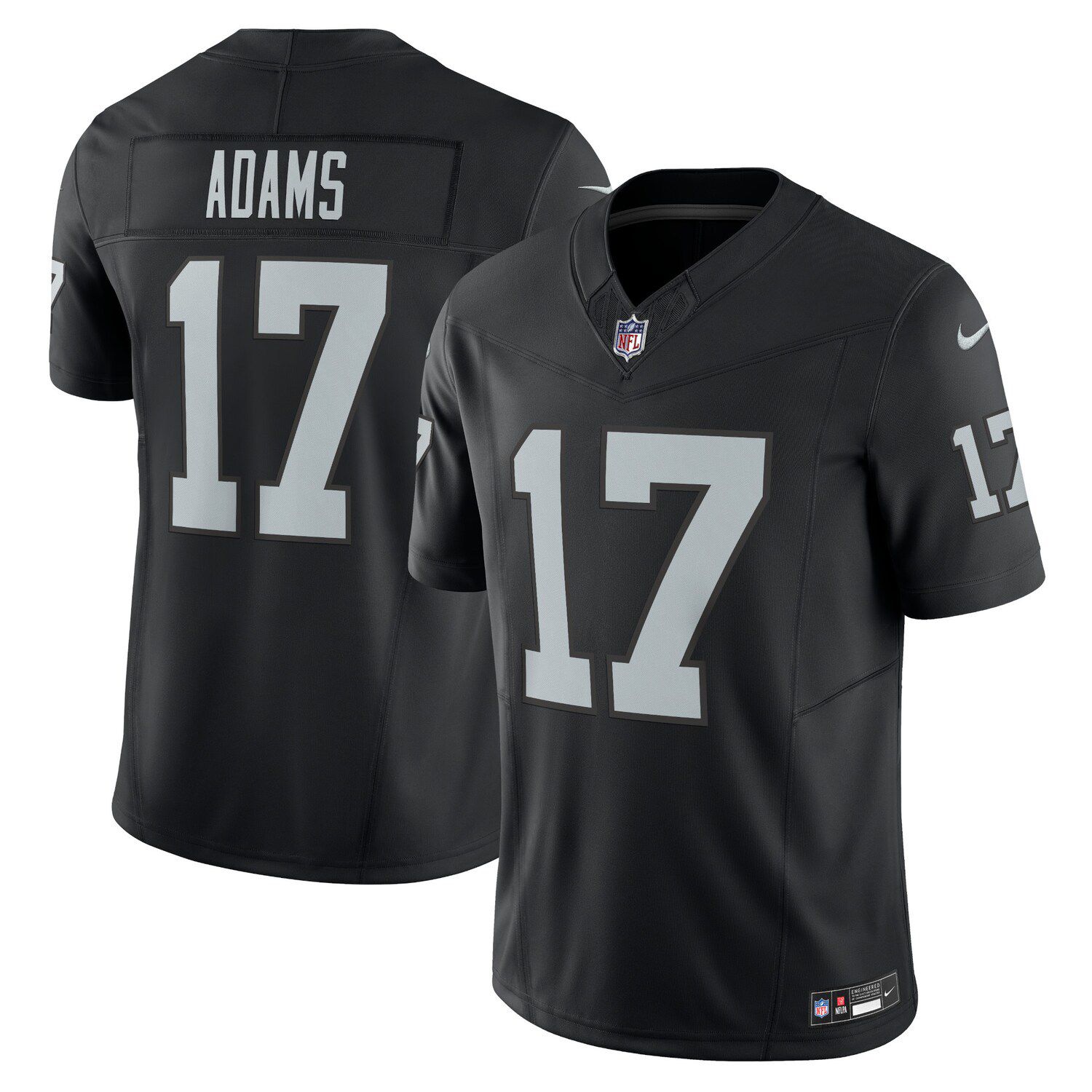 Youth Las Vegas Raiders Davante Adams Vapor Jersey - Black XL / Black