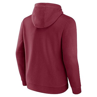 Men's Fanatics Branded Burgundy Colorado Avalanche Primary Logo Pullover Hoodie