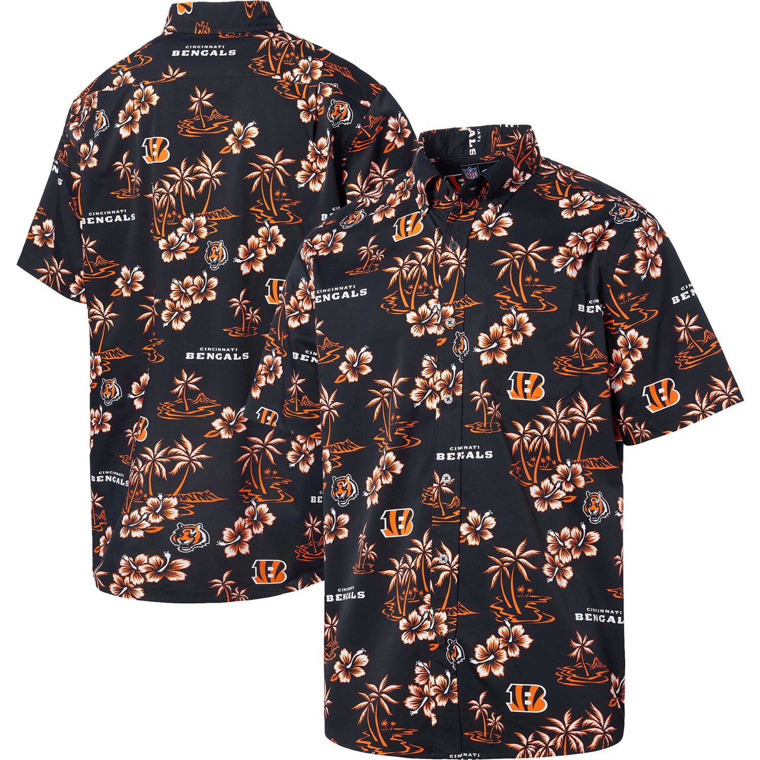 Men's Reyn Spooner Orange San Francisco Giants Kekai Button-Down Shirt Size: Medium