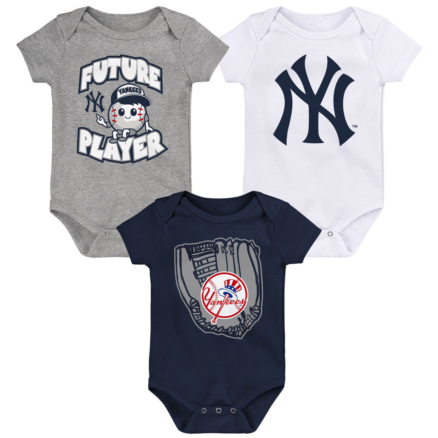 Newborn & Infant Navy/ New York Yankees Pinch Hitter T-Shirt