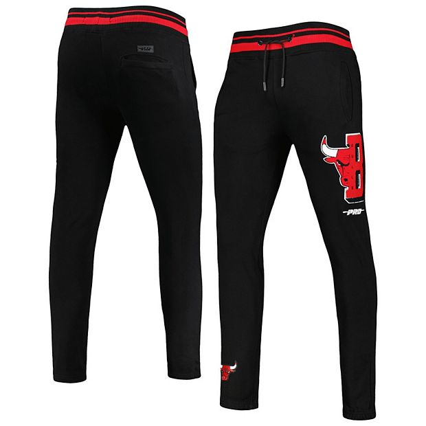 Men s Pro Standard Black Chicago Bulls Mash Up Capsule Sweatpants