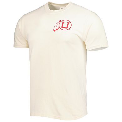 Men's Cream Utah Utes Vault Vintage Comfort Color T-Shirt