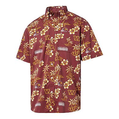 Men's Reyn Spooner Burgundy Washington Commanders Kekai Button-Up Shirt