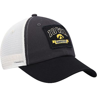 Men's Colosseum  Charcoal Iowa Hawkeyes Objection Snapback Hat