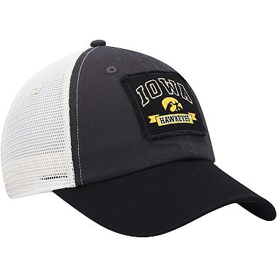 Men's Colosseum Charcoal Iowa Hawkeyes Objection Snapback Hat