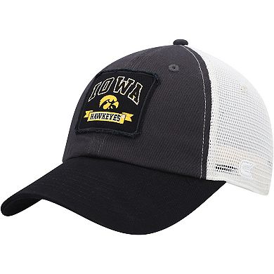 Men's Colosseum Charcoal Iowa Hawkeyes Objection Snapback Hat